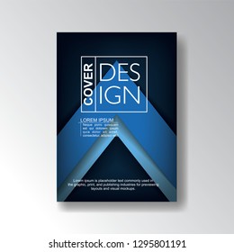 Cover design template, Modern Annual Report , Book Cover, Business Flyer, Vector Illustration