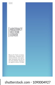 Cover design template. Notebook creative layout. Background for corporate annual report, poster, magazine first page. Minimal leaflet, business flyer. Promotion concept card. A4 flat geometric cover