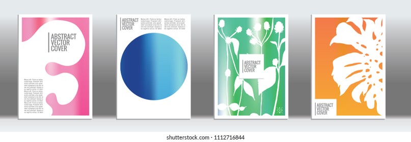 Cover design template. Notebook creative layout. Backdrop for corporate annual report, poster, magazine first page. Minimal leaflet, business flyer. Promotion concept card. A4 flat abstract art