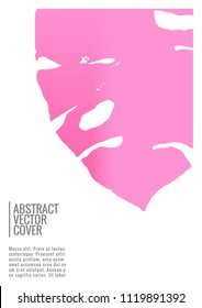 Cover design template. Notebook creative layout. Background for corporate annual report, poster, magazine first page. Minimal leaflet, business flyer. Promotion concept card. A4 flat abstract cover