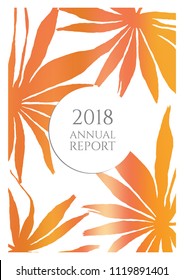 Cover design template. Notebook creative layout. Background for corporate annual report, poster, magazine first page. Minimal leaflet, business flyer. Promotion concept card. A4 flat abstract cover