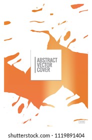 Cover design template. Notebook creative layout. Background for corporate annual report, poster, magazine first page. Minimal leaflet, business flyer. Promotion concept card. A4 flat abstract cover