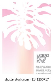 Cover design template. Notebook creative layout. Background for corporate annual report, poster, magazine first page. Minimal leaflet, business flyer. Promotion concept card. Flat geometric cover