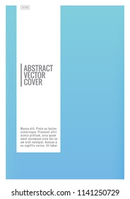 Cover design template. Notebook creative layout. Background for corporate annual report, poster, magazine first page. Minimal leaflet, business flyer. Promotion concept card. Flat geometric cover