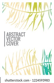 cover design template. Notebook creative layout. Background for corporate annual report, poster, magazine first page. Minimal leaflet, business flyer. Promotion concept card. Flat geometric cover