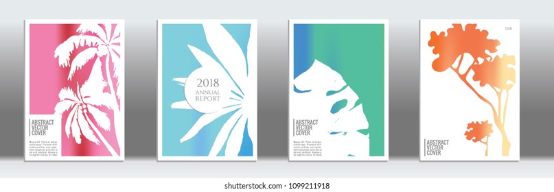 Cover design template. Notebook exotic layout. Backdrop for corporate annual report, poster, magazine first page. Minimal leaflet, business flyer. Promotion concept card. A4 flat abstract art