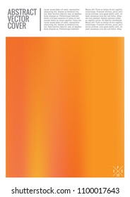 Cover design template. Notebook exotic layout. Backdrop for corporate annual report, poster, magazine first page. Minimal leaflet, business flyer. Promotion concept card. A4 flat abstract art