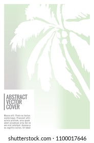 Cover design template. Notebook exotic layout. Backdrop for corporate annual report, poster, magazine first page. Minimal leaflet, business flyer. Promotion concept card. A4 flat abstract art