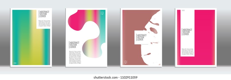 Cover design template. Notebook exotic layout. Background for corporate annual report, poster, magazine first page. Minimal leaflet, business flyer. Promotion concept card. A4 flat abstract art