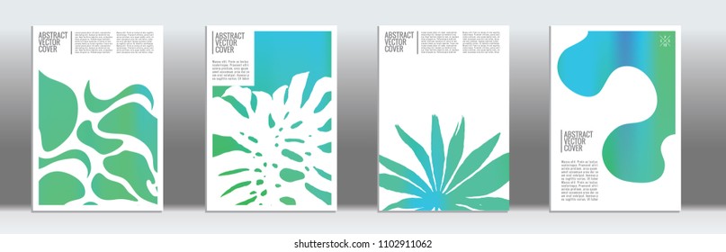 Cover design template. Notebook exotic layout. Background for corporate annual report, poster, magazine first page. Minimal leaflet, business flyer. Promotion concept card. A4 flat abstract cover