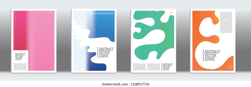 Cover design template. Notebook exotic layout. Background for corporate annual report, poster, magazine first page. Minimal leaflet, business flyer. Promotion concept card. A4 flat abstract art