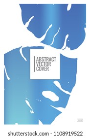 Cover design template. Notebook exotic layout. Background for corporate annual report, poster, magazine first page. Minimal leaflet, business flyer. Promotion concept card. A4 flat abstract cover