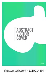 Cover design template. Notebook exotic layout. Background for corporate annual report, poster, magazine first page. Minimal leaflet, business flyer. Promotion concept card. A4 flat geometric cover