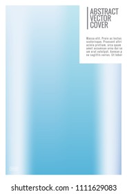 Cover design template. Notebook exotic layout. Background for corporate annual report, poster, magazine first page. Minimal leaflet, business flyer. Promotion concept card. A4 flat abstract cover
