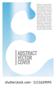 Cover design template. Notebook exotic layout. Background for corporate annual report, poster, magazine first page. Minimal leaflet, business flyer. Promotion concept card. A4 flat abstract cover