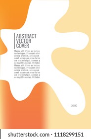 Cover design template. Notebook exotic layout. Backdrop for corporate annual report, poster, magazine first page. Minimal leaflet, business flyer. Promotion concept card. A4 flat geometric cover