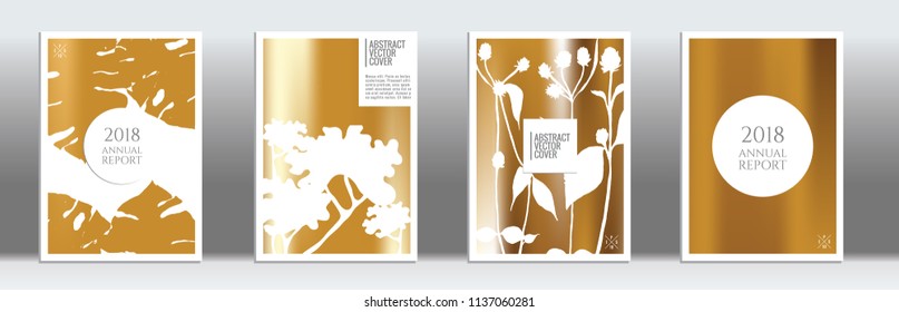 Cover design template. Notebook exotic layout. Background for corporate annual report, poster, magazine first page. Minimal leaflet, business flyer. Promotion concept card. A4 flat abstract cover