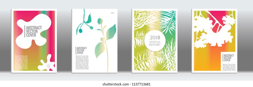 Cover design template. Notebook exotic layout. Backdrop for corporate annual report, poster, magazine first page. Minimal leaflet, business flyer. Promotion concept card. A4 flat abstract art
