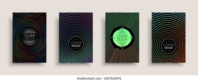 Cover design template, set with abstract fluid colors. Business modern A4 page layout. Colorful vector covers for branding, book, poster, banner, catalog,report,document or any pages.Blank text space
