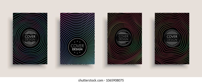 Cover design template, set with abstract fluid colors. Business modern A4 page layout. Colorful vector covers for branding, book, poster, banner, catalog,report,document or any pages.Blank text space