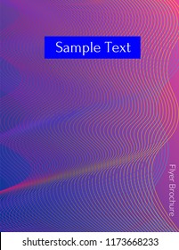 Cover design template set with abstract lines modern different color gradient style on background for decoration presentation, brochure, catalog, poster, book, magazine etc. Vector Illustration.