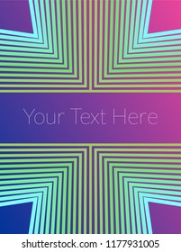 Cover design template set with abstract lines modern different color gradient style on background for decoration presentation, brochure, catalog, poster, book, magazine etc. Vector Illustration.