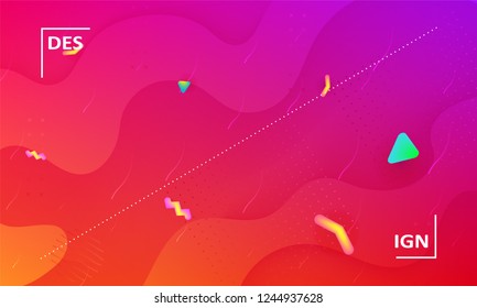 Cover design template, set with abstract fluid colors.  Colorful presentation backdrop. With copy text space. Cover template with abstract fluid colors. Bright vector cover illustration design.