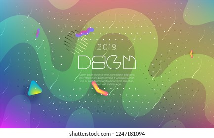 Cover design template, set with abstract fluid colors. Modern colorful gradient design. With copy text space. Vector business cover template. Bright vector cover illustration design.