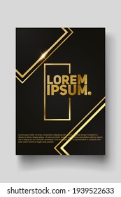 Cover design template set with abstract lines modern different color gradient style on background for decoration presentation, brochure, catalog, poster, book, magazine etc. Vector Illustration
