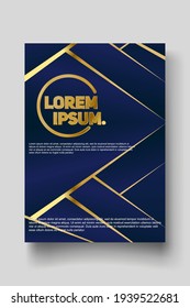 Cover design template set with abstract lines modern different color gradient style on background for decoration presentation, brochure, catalog, poster, book, magazine etc. Vector Illustration