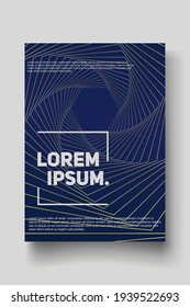 Cover design template set with abstract lines modern different color gradient style on background for decoration presentation, brochure, catalog, poster, book, magazine etc. Vector Illustration