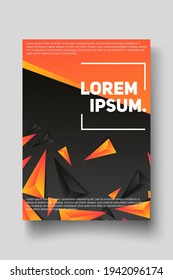Cover design template set with abstract lines modern different color gradient style on background for decoration presentation, brochure, catalog, poster, book, magazine etc. Vector Illustration