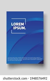 Cover design template set with abstract lines modern different color gradient style on background for decoration presentation, brochure, catalog, poster, book, magazine etc. Vector Illustration