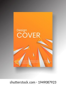 Cover design template set with abstract lines modern different color gradient style on background for decoration presentation, brochure, catalog, poster, book, magazine etc. Vector Illustration