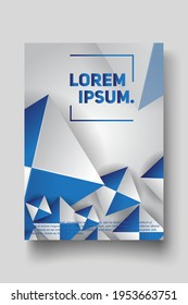 Cover design template set with abstract lines modern different color gradient style on background for decoration presentation, brochure, catalog, poster, book, magazine etc. Vector Illustration