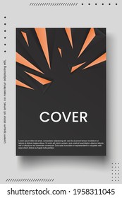 Cover design template set with abstract lines modern different color gradient style on background for decoration presentation, brochure, catalog, poster, book, magazine etc. Vector Illustration