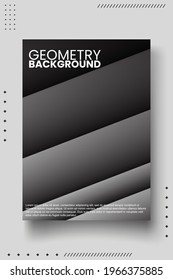 Cover design template set with abstract lines modern different color gradient style on background for decoration presentation, brochure, catalog, poster, book, magazine etc. Vector Illustration