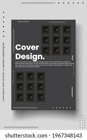 Cover design template set with abstract lines modern different color gradient style on background for decoration presentation, brochure, catalog, poster, book, magazine etc. Vector Illustration