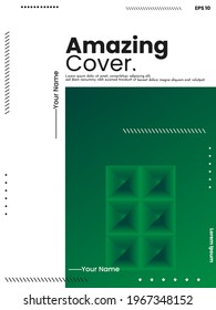 Cover design template set with Abstract Polygons and Lines on Vector Background. perfect for decoration presentation, brochure, catalog, poster, book, magazine etc. Vector Illustration