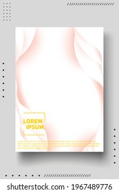 Cover design template set with Abstract modern geometric background style on background for decoration presentation, brochure, catalog, poster, book, magazine etc. Vector Illustration