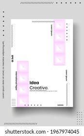 Cover-Design-Template-Set mit abstrakten Linien modernen Farbverlauf-Stil auf dem Hintergrund für Dekorations-Präsentation, Broschüre, Katalog, Poster, Buch, Magazin etc. Vektorgrafik