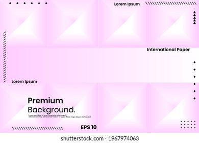 Cover design template set with Abstract Polygons and Lines on Vector Background. perfect for decoration presentation, brochure, catalog, poster, book, magazine etc. Vector Illustration