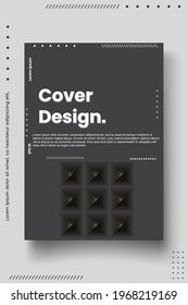 Cover design template set with abstract lines modern different color gradient style on background for decoration presentation, brochure, catalog, poster, book, magazine etc. Vector Illustration
