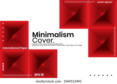 Cover design template set with Abstract Polygons and Lines on Vector Background. perfect for decoration presentation, brochure, catalog, poster, book, magazine etc. Vector Illustration