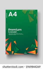 Cover design template set with abstract lines modern different color gradient style on background for decoration presentation, brochure, catalog, poster, book, magazine etc. Vector Illustration