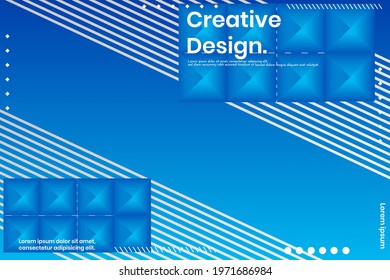 Cover design template set with Abstract Polygons and Lines on Vector Background. perfect for decoration presentation, brochure, catalog, poster, book, magazine etc. Vector Illustration