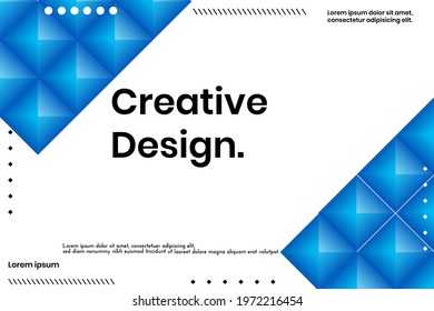 Cover design template set with Abstract Polygons and Lines on Vector Background. perfect for decoration presentation, brochure, catalog, poster, book, magazine etc. Vector Illustration