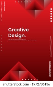 Cover design template set with Abstract Polygons and Lines on Vector Background. perfect for decoration presentation, brochure, catalog, poster, book, magazine etc. Vector Illustration