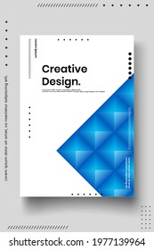 Cover design template set with abstract lines modern different color gradient style on background for decoration presentation, brochure, catalog, poster, book, magazine etc. Vector Illustration