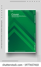 Cover design template set with abstract lines modern different color gradient style on background for decoration presentation, brochure, catalog, poster, book, magazine etc. Vector Illustration